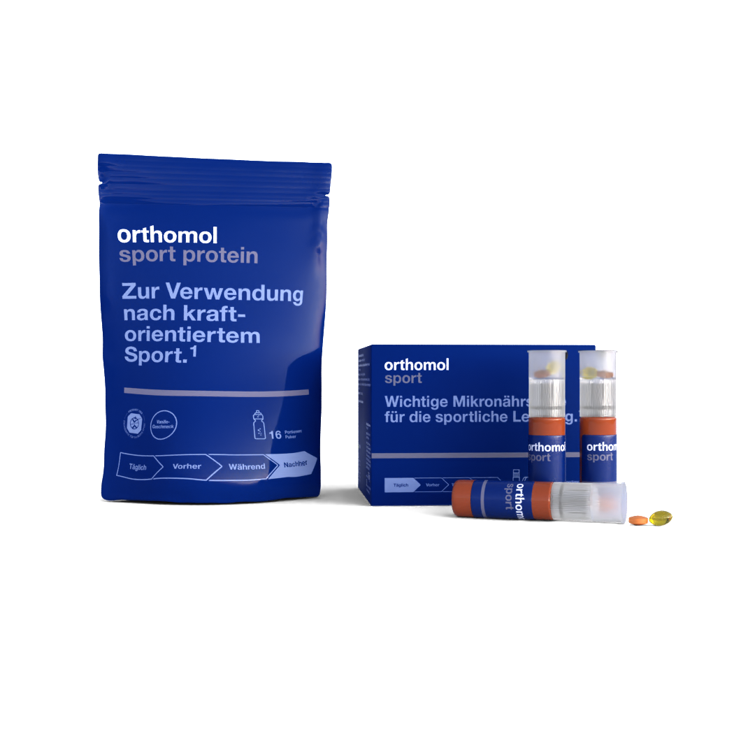 Vorteilspaket L: Orthomol Sport + protein